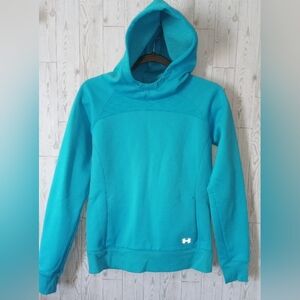 Under Armour Aqua Blue Cold Gear Hoodie Women's Size S